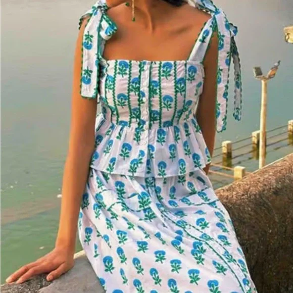 Pink city print Aqua Marigold Hattie top - Picture 3 of 7